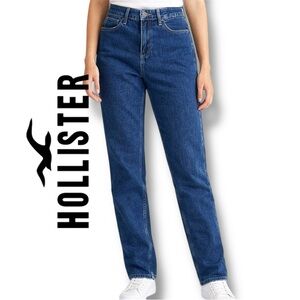 Hollister Jeans Ultra High Waist Mom Denim Pant Dark Wash 7R 28x27